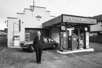 “Peter Ockwell at the garage he took over from...