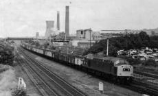 Coal Train near Courtaulds Factory, Greenfield