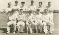 Courtaulds cricket team 1957.