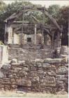 Cruck frame at Basingwerk Abbey.