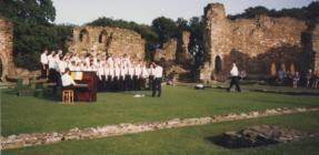 Flint Choir at Basingwerk Abbey.