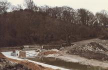 Flour Mill Pool Dam under repair picture 2.