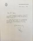 Letter from the HRH Duke of Edinburgh...