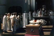 Fr. Paul Sartori's Funeral, Haverfordwest,...