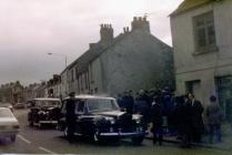 Fr. Sartori's funeral procession,...