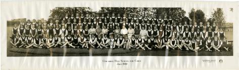 Girls High School photograph 1938