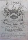 1780 Coach Advert M. Jones Hereford Hero Coach...