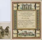 Bethesda Chapel Certificate with picture of...