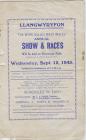 Programme of Llangwyryfon 1945 Annual show and...