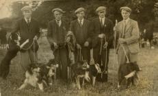 Group photo at Sheepdog trials