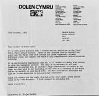 (1991) Invitation to First Dolen Cymru Annual...