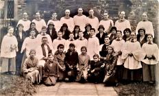 Gelligaer church choir, around 1940