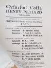 1923 WLNU April 4 Henry Richard Memorial...