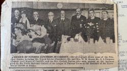1935 WLNU Luncheon at Cardiff - Newspaper Clipping