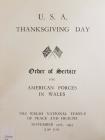 1943 Temple of Peace Thanksgiving Service for...