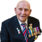 Neville Bowen portrait, World War 2 Veteran...