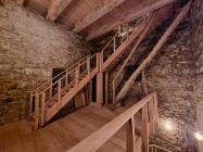 Tower stairs, St Michaels Church, Llanfihangel...