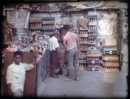 British serviceman shopping in Aden 1959