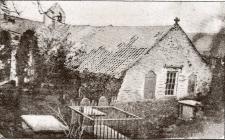 Old church at Cenarth, about 1860.