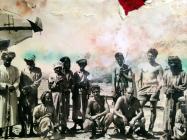 RAF servicemen meeting Tribesmen Aden 1959