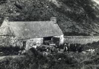 Motor cars parked at Martin's Haven, date...