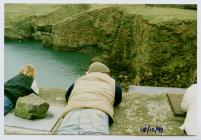 Watching Seals, Skomer Island, 28 Dec 1991