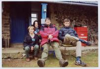 Volunteers, Skomer Island April 2000,