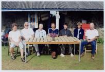 Volunteers at the Old Farm, Skomer Island, June...