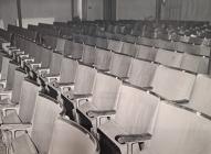 Seats in Neuadd Dwyfor auditorium, Pwllheli