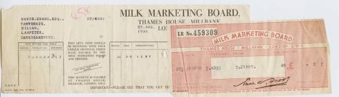 Milk Marketing Board Debit Note