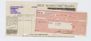 Milk Marketing Board Debit Note