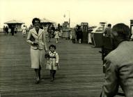 People Walking on Pier, Llandudno