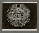 Coal Trimmers Union Token