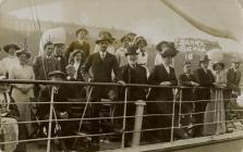 Passengers on a Steamer Ship