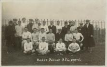 Barry Parade Rugby Football Club 1911-12