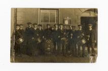 Postcard image of a Llandilo / Llandeilo band ...