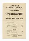 Rhaglen Datganiad Organ yn Eglwys Sant Teilo,...