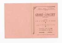 Programme of a Grand Concert held at the Drill...