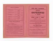 Programme of Children's Eisteddfod at the...