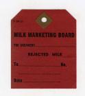 MMB tag for Rejected Milk