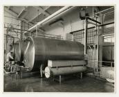 Milk storage tanks at Felin Fach Creamery