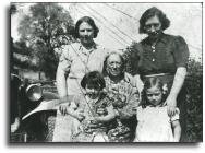 Morgan family photograph, Ceinws, Esgairgeiliog...