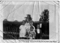 Group photo of children of the Hughes family,...