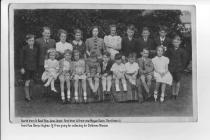 Group photo at prize giving for collecting for...