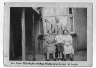 David, Blodwen & Eifion Hughes with Mabel...
