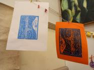 Mair's lino-cut prints