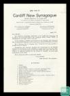 Booklet containing the agenda for Cardiff New...