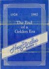 Theatre Programme "End of a Golden Era...