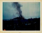 The Memorial Hall on Fire 9th August 1975