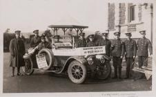 First World War recruiting car at Llanelli Town...